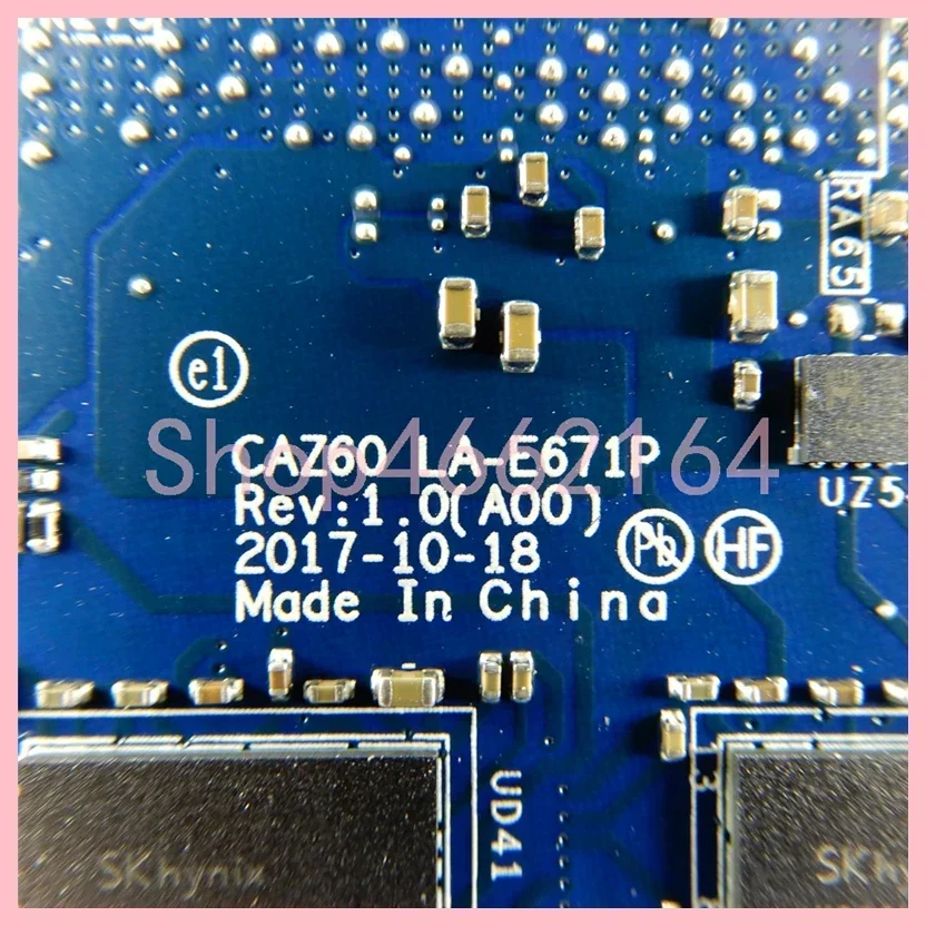 Ddr4 8Gb - LA-E671P z procesorem i5-8250U i7-8550U 4GB/8GB-RAM