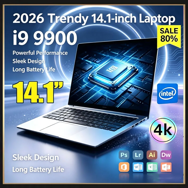 Ddr4 Ram - 14,1-calowy ultracienki laptop z procesorem Intel