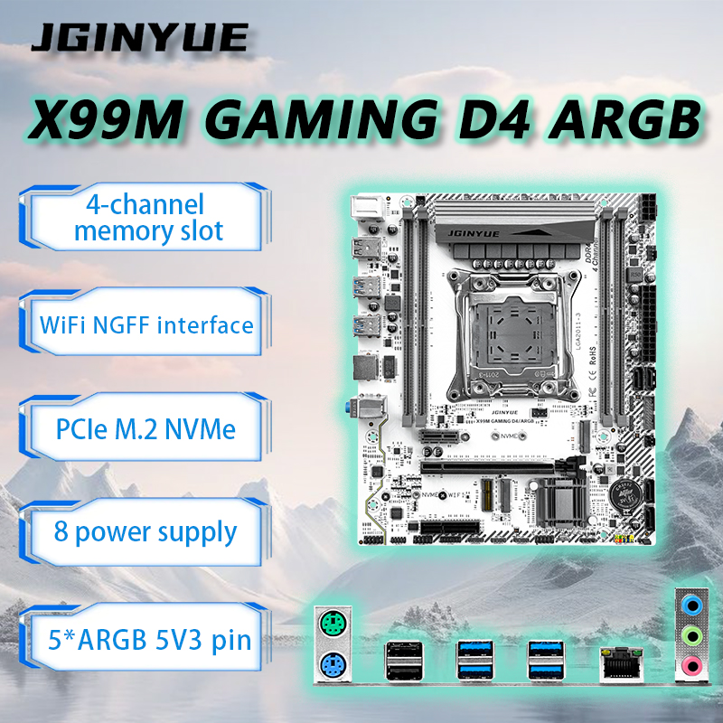 Płyta główna JGINYUE X99 LGA20 – 128Gb Ddr4 Ecc Lrdimm 3200Mhz recenzja i cena