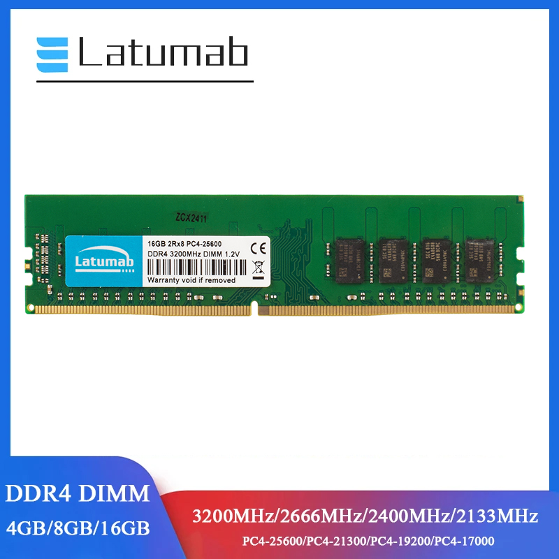 Latumab RAM DDR4 Desktop Memor – Ddr4 3200Mhz recenzja i cena