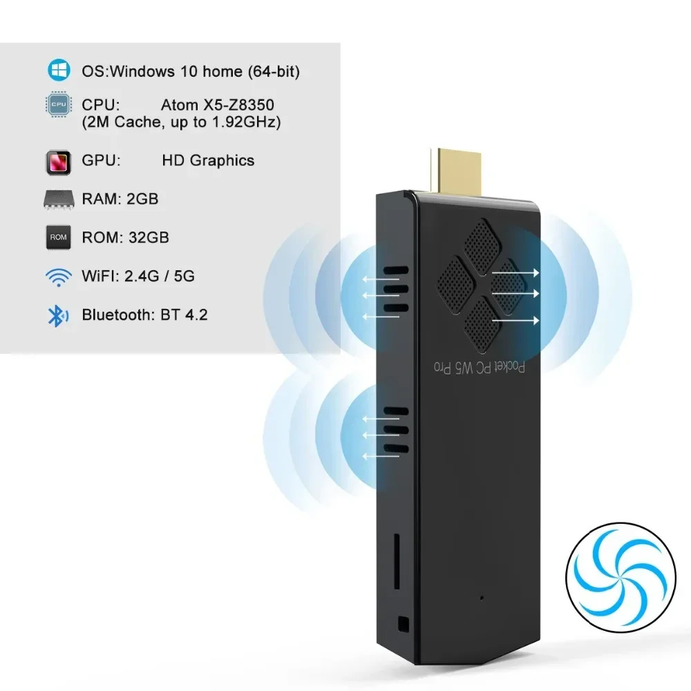T5/W5 PRO Mini PC Windows 10 H – Ram Memory Module recenzja i cena