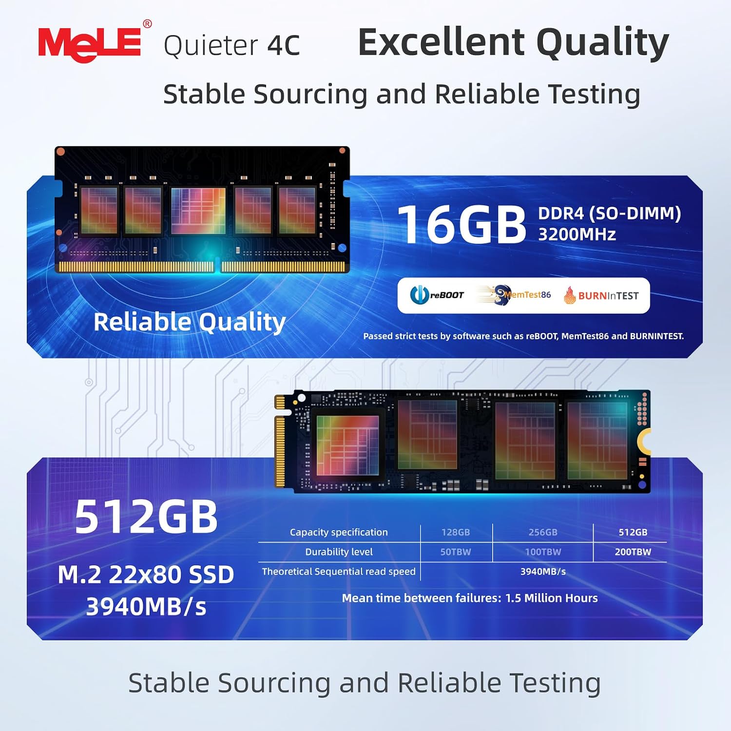 MeLE Quieter4C N150 Bezgłośny  – Ddr4 Desktop Ram recenzja i cena