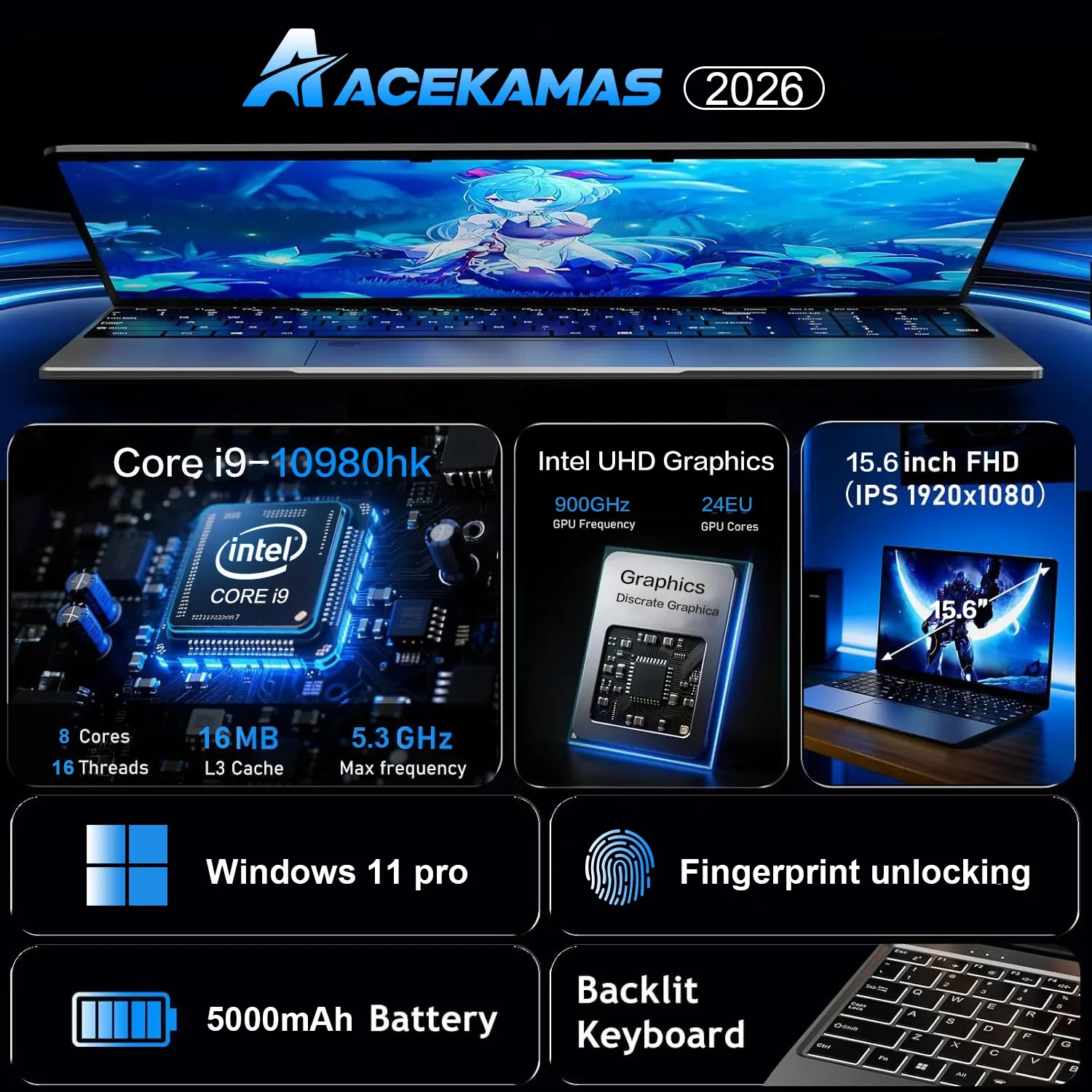 15,6-calowy przenośny laptop z – Ddr4 16Gb recenzja i cena